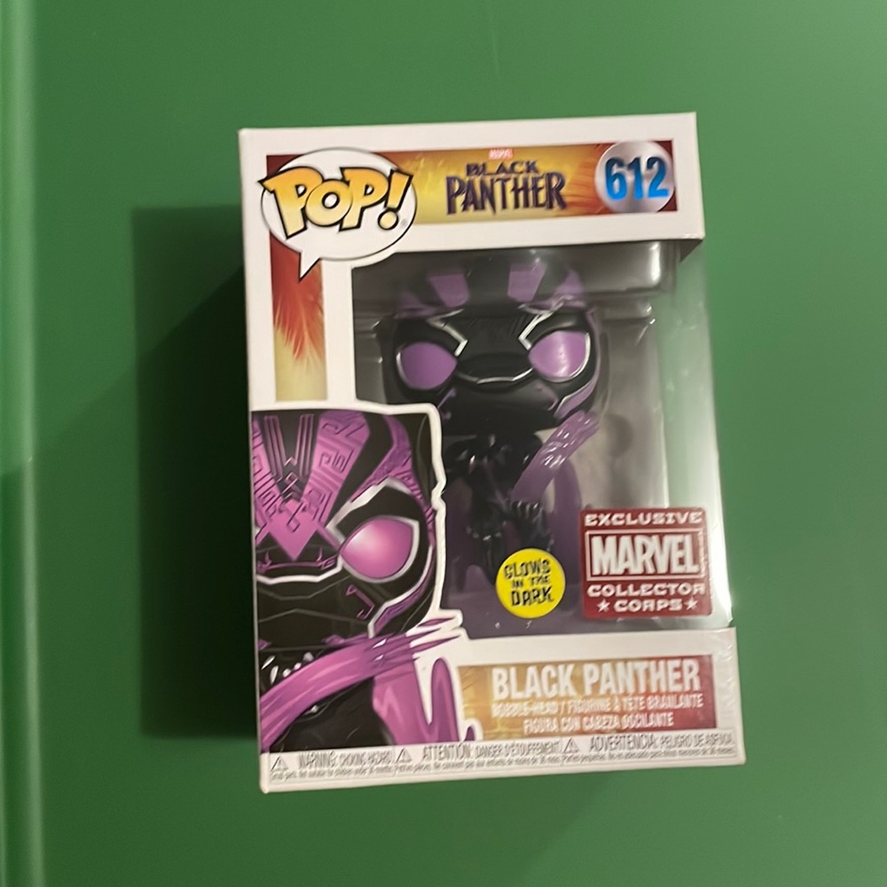 Funko Pop 612 Black Panther Exclusive Marvel Collector Corps